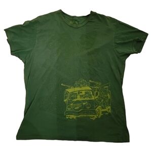 Teenage Mutant Ninja Turtles Green TShirt Size 2XL